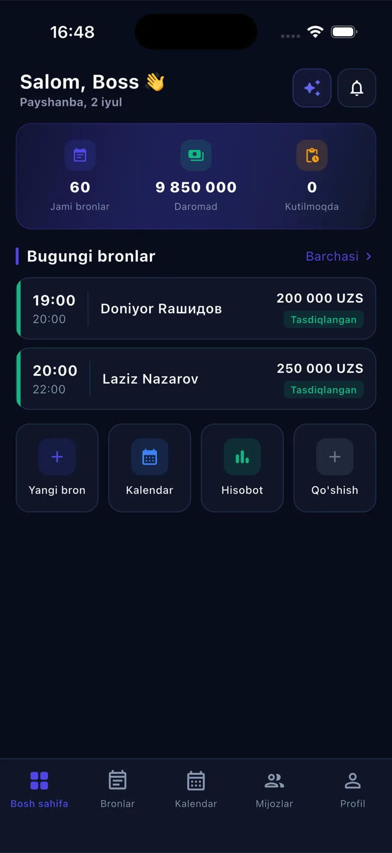 Playmatch B2B — boshqaruv paneli