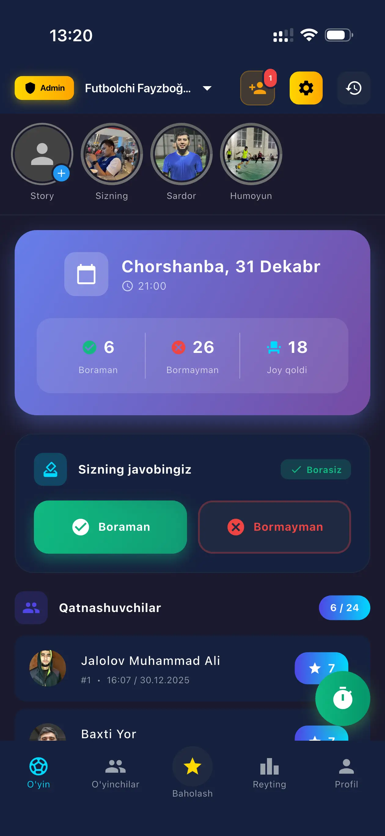 Playmatch ilovasi